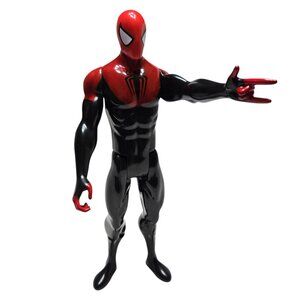 Marvel Ultimate Spider Man 12" Action Figure Hasbro Black Red 2014 Turbo Racer